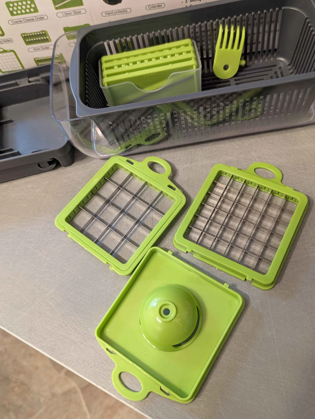✨NEW✨ Veggie Slicer & Chopper Multi-Blade Set from Kitchen Ideas - photo 2