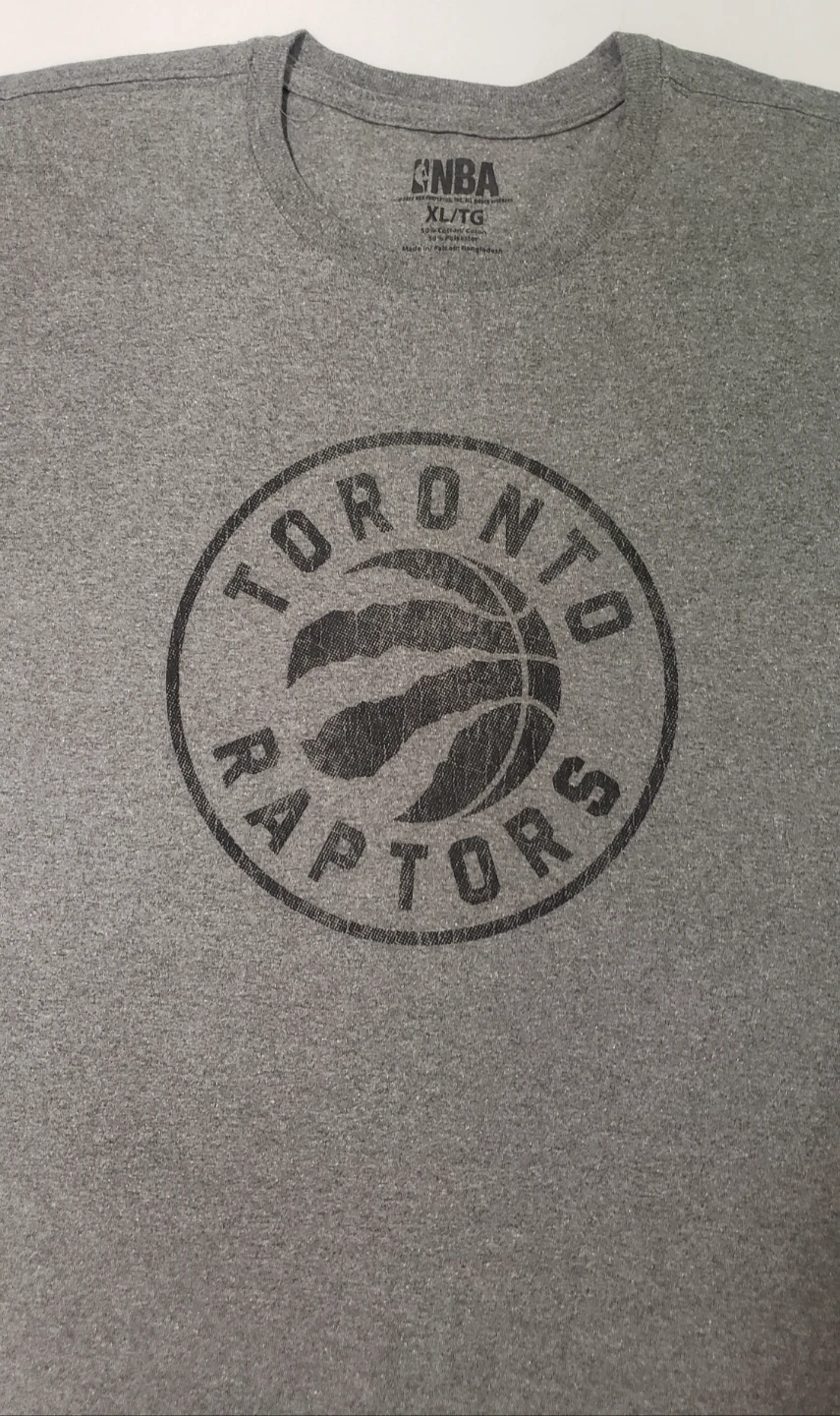 Brand new Mens Toronto Raptors Gray Shirt Size XL - photo 2