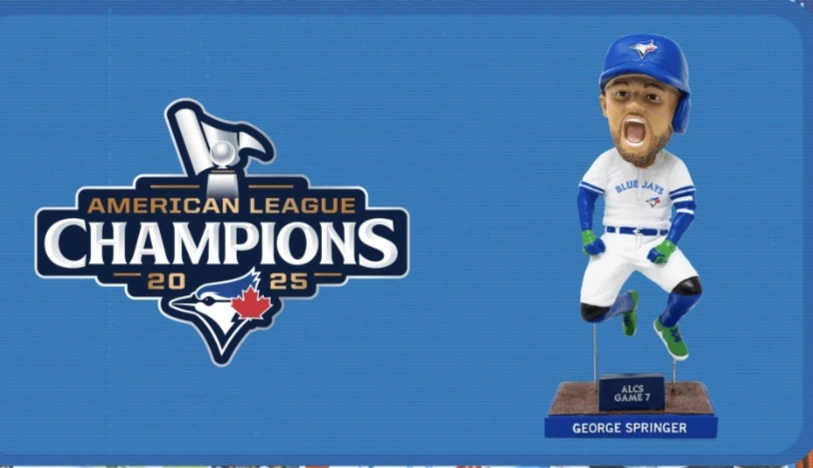 Jumpin' George Springer Bobblehead - Toronto Blue Jays