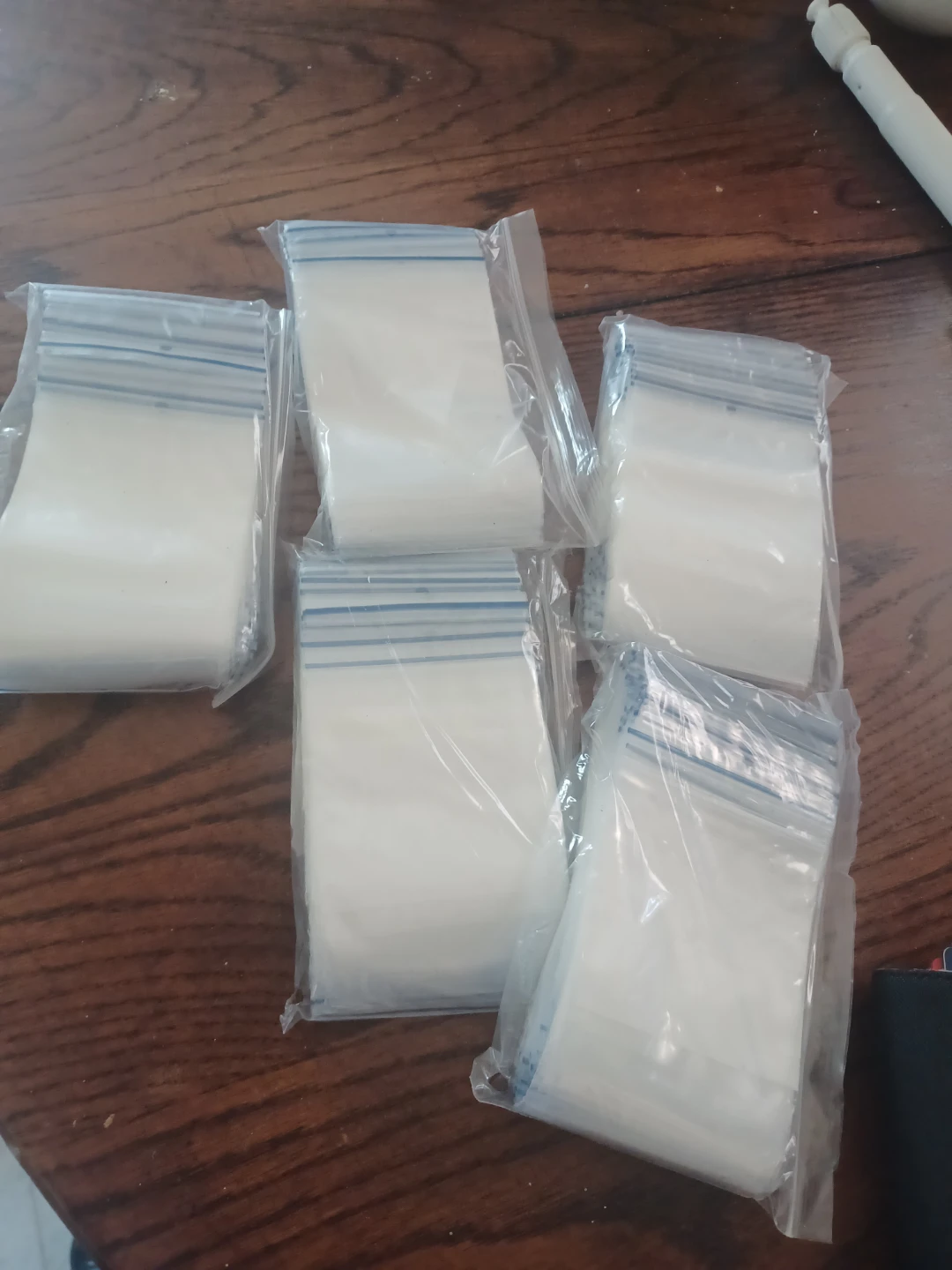 Resealable Plastic Bags - Pack of 5