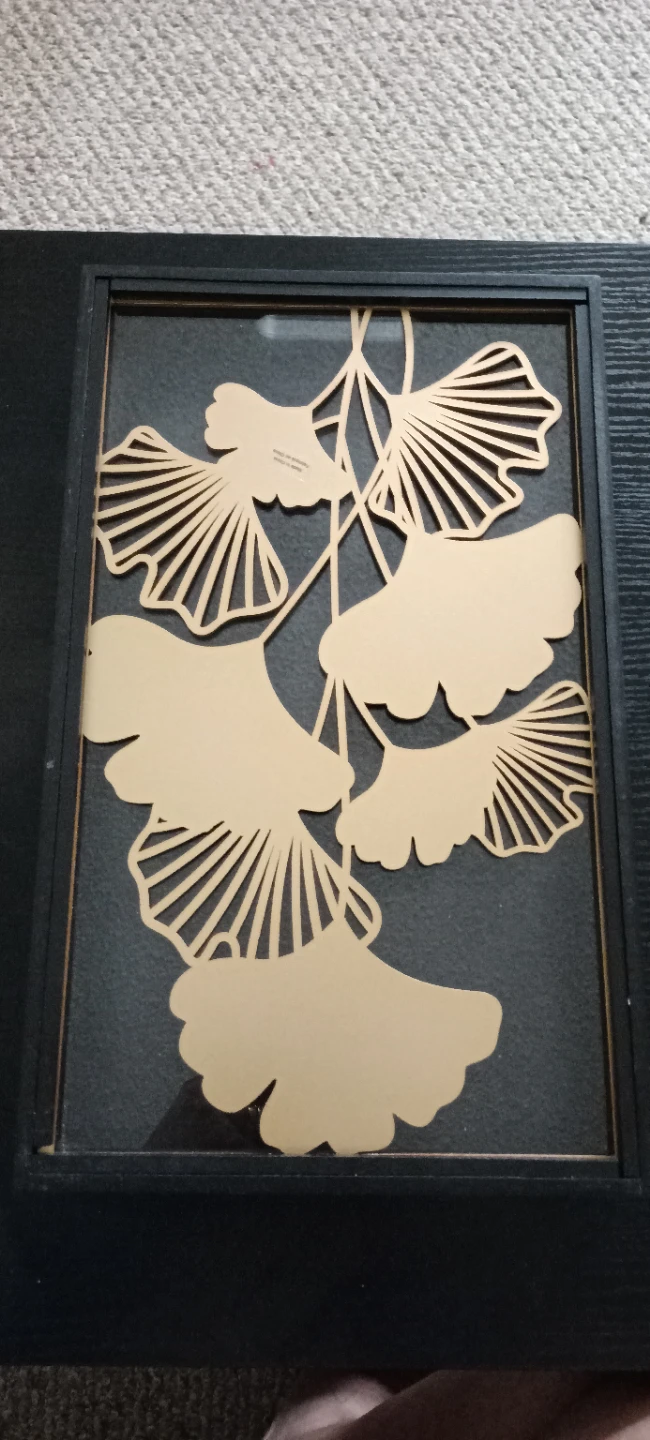 Decorative Tray with Ginkgo Leaf Design - photo 2