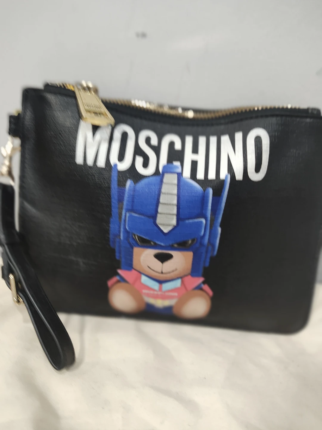 Moschino Bear Transformers Clutch Pouch
