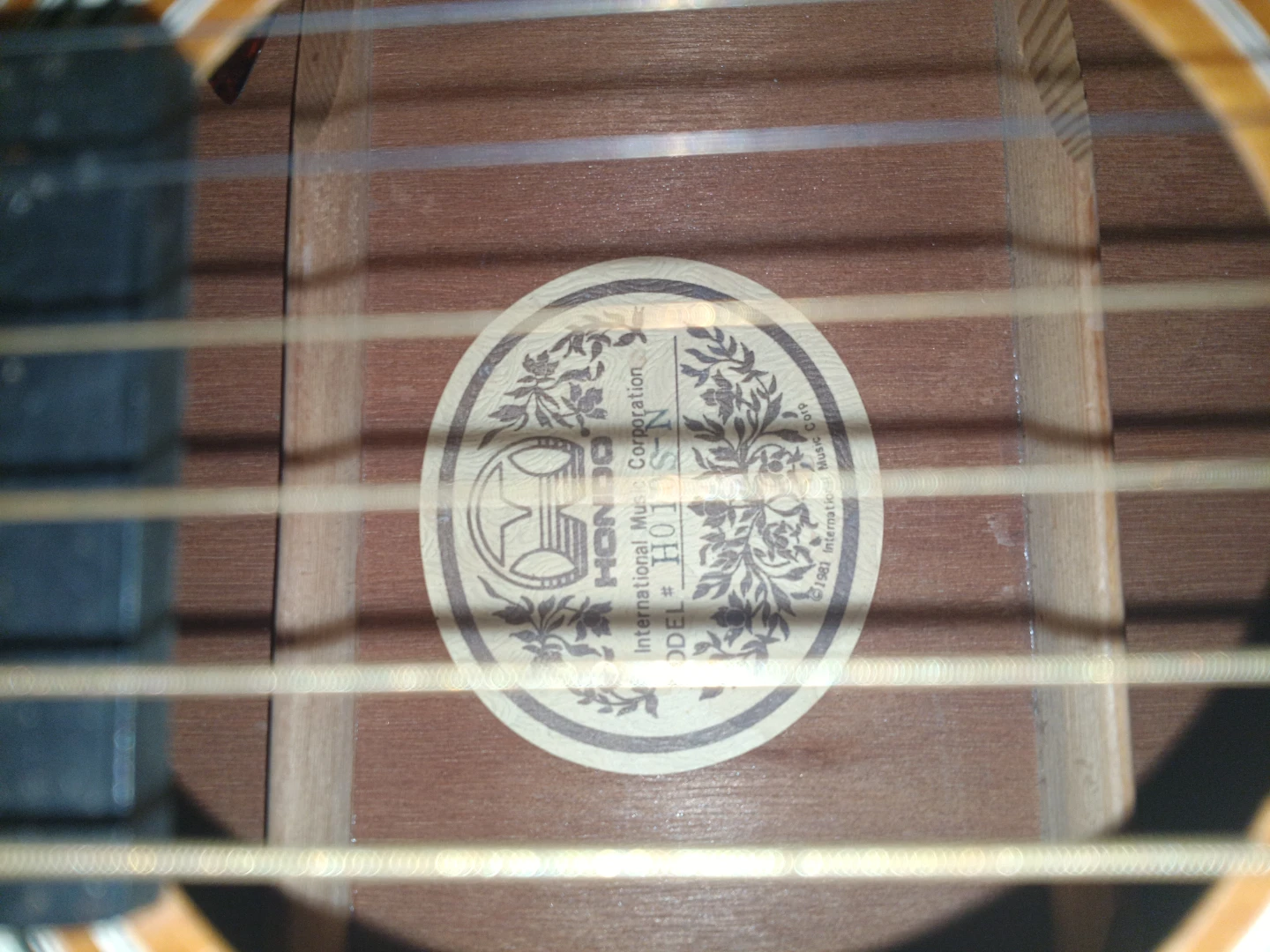Hondo H01 Acoustic Guitar with Case
