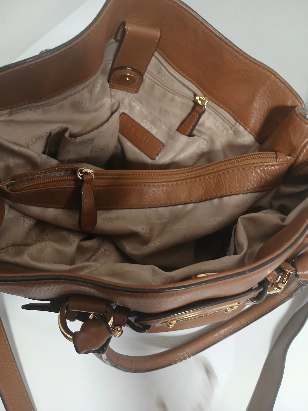Michael Kors Brown Leather Satchel Handbag - photo 2