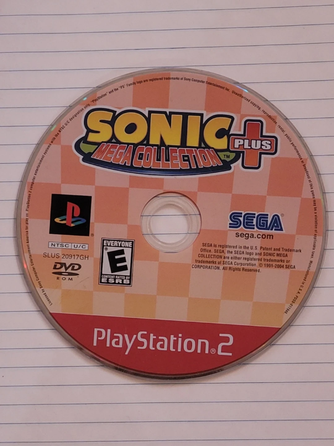 Sonic Mega Collection Plus PlayStation 2