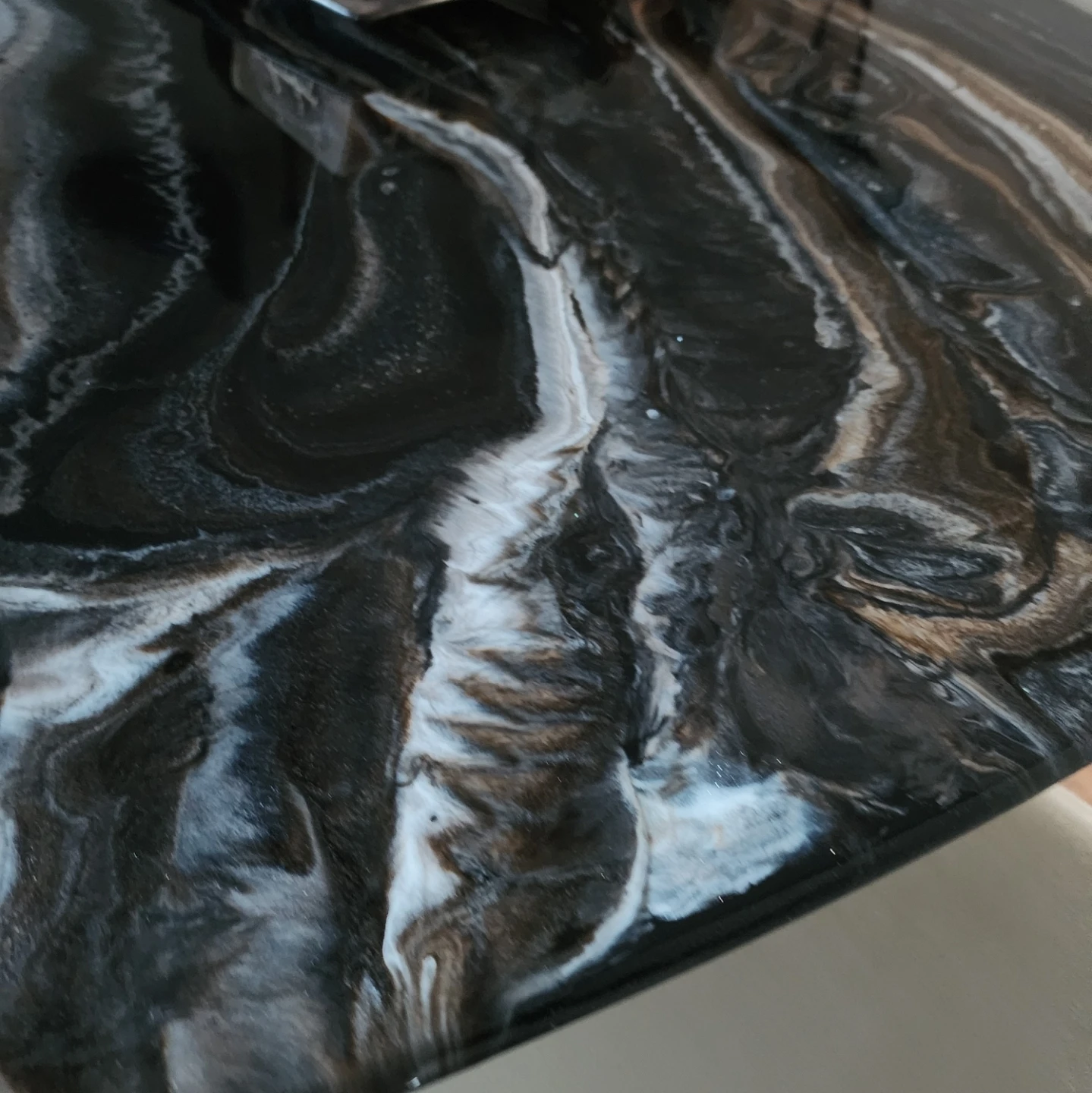Epoxy Marble Table - photo 5