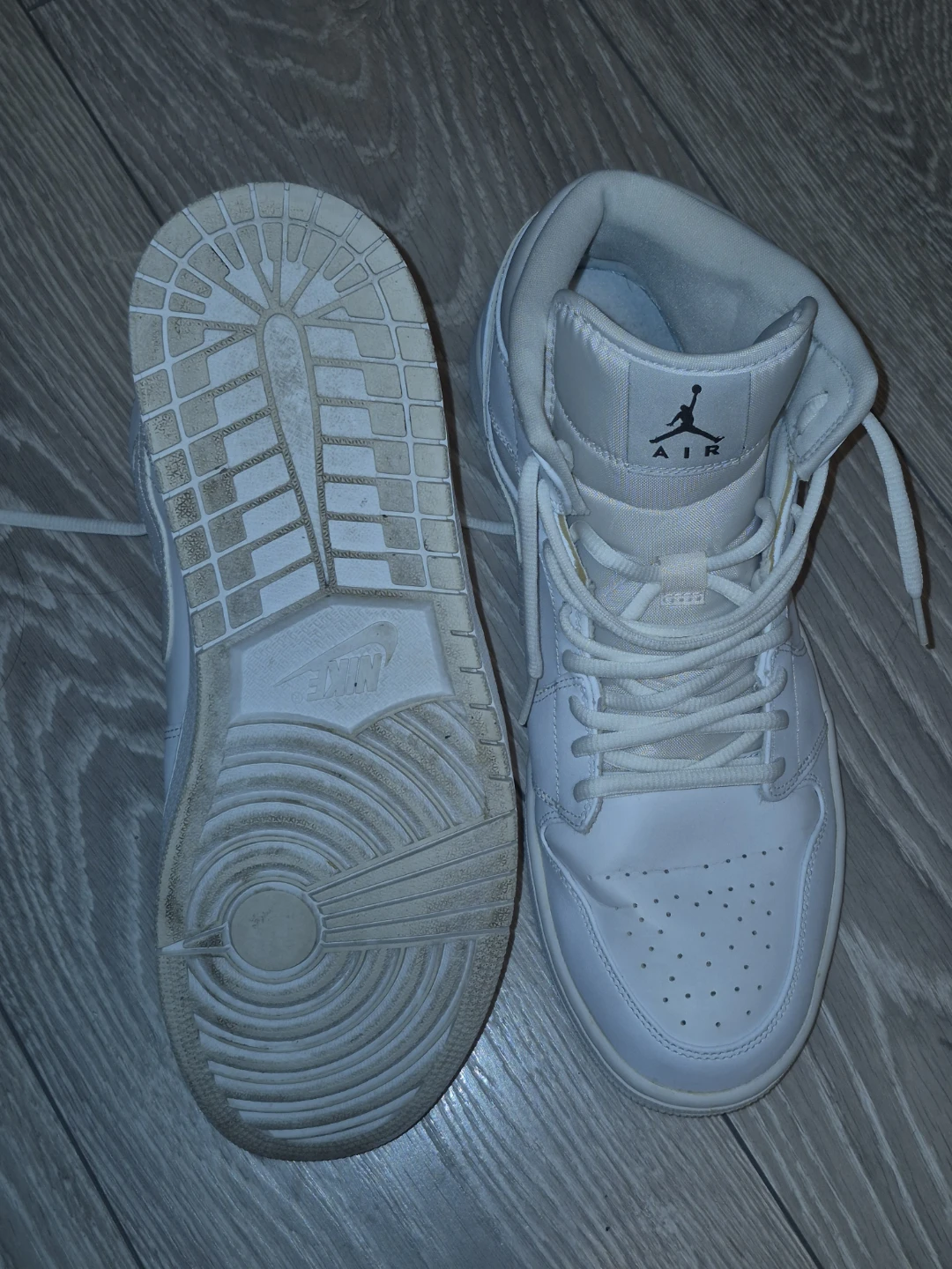 Jordan 1 Mid SE Air White Men's Shoes Size 11 - photo 4