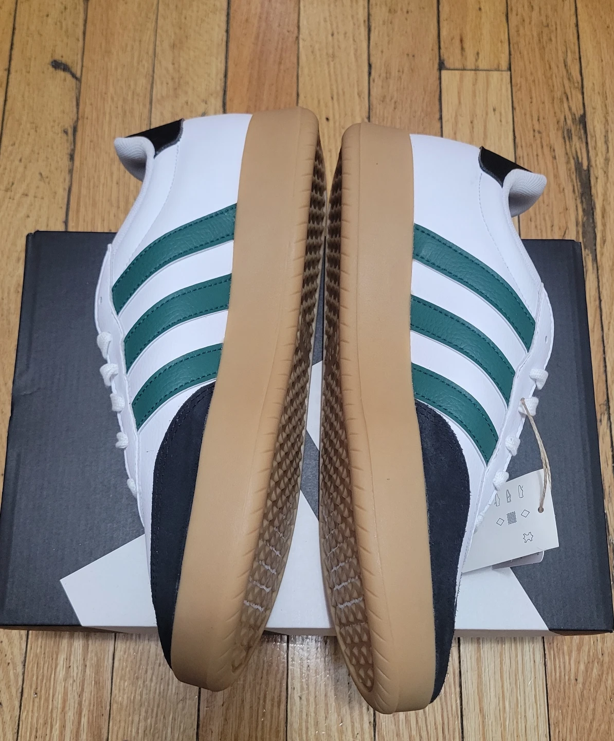 Adidas Barreda Jr1323 White Green Sneakers Size 10.5 US - photo 3