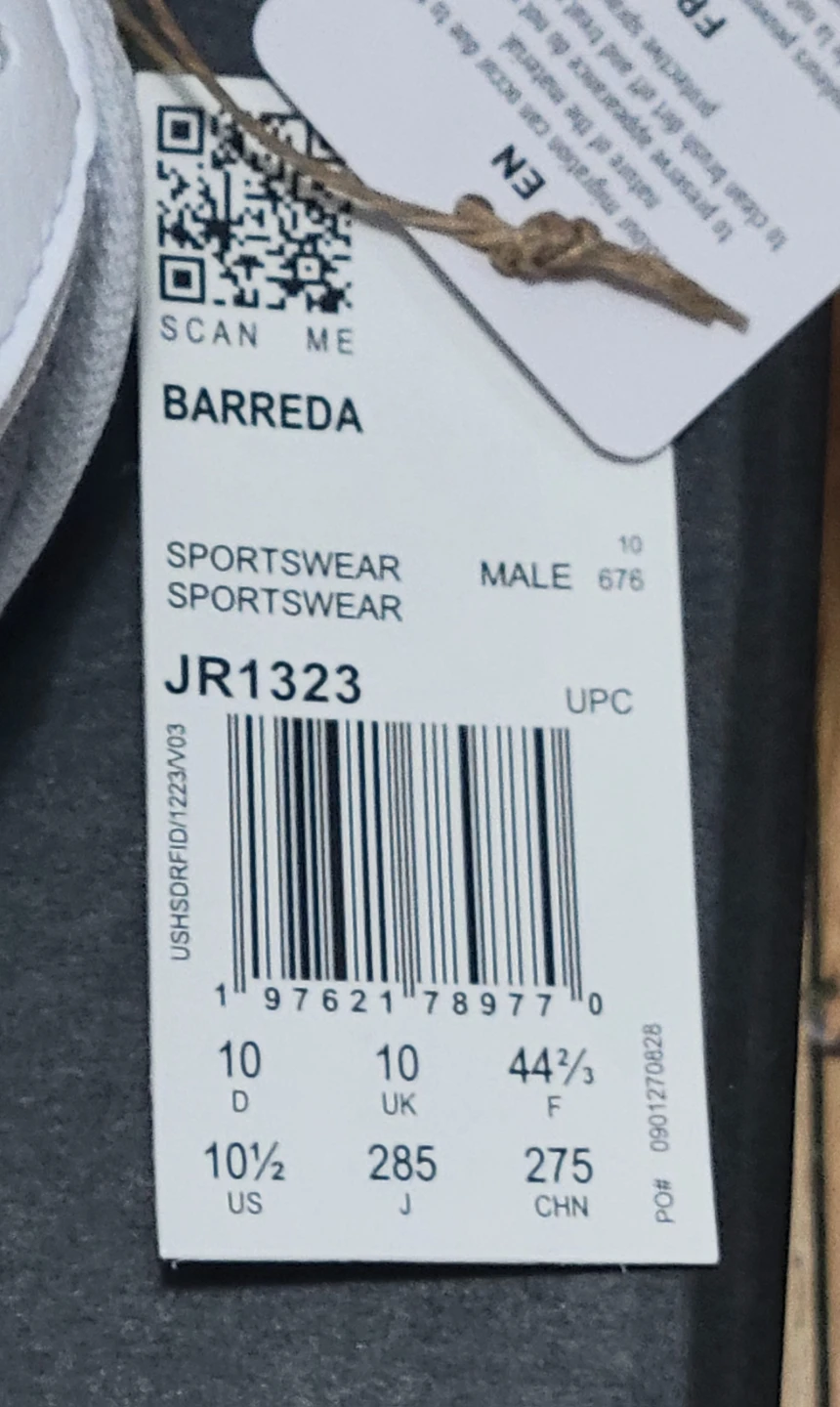 Adidas Barreda Jr1323 White Green Sneakers Size 10.5 US - photo 5