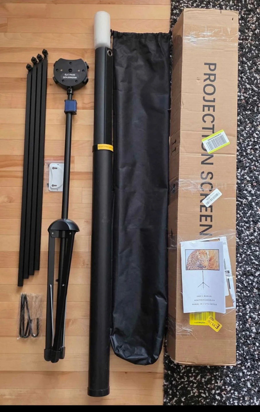 Portable Projector Screen with Stand - photo 5