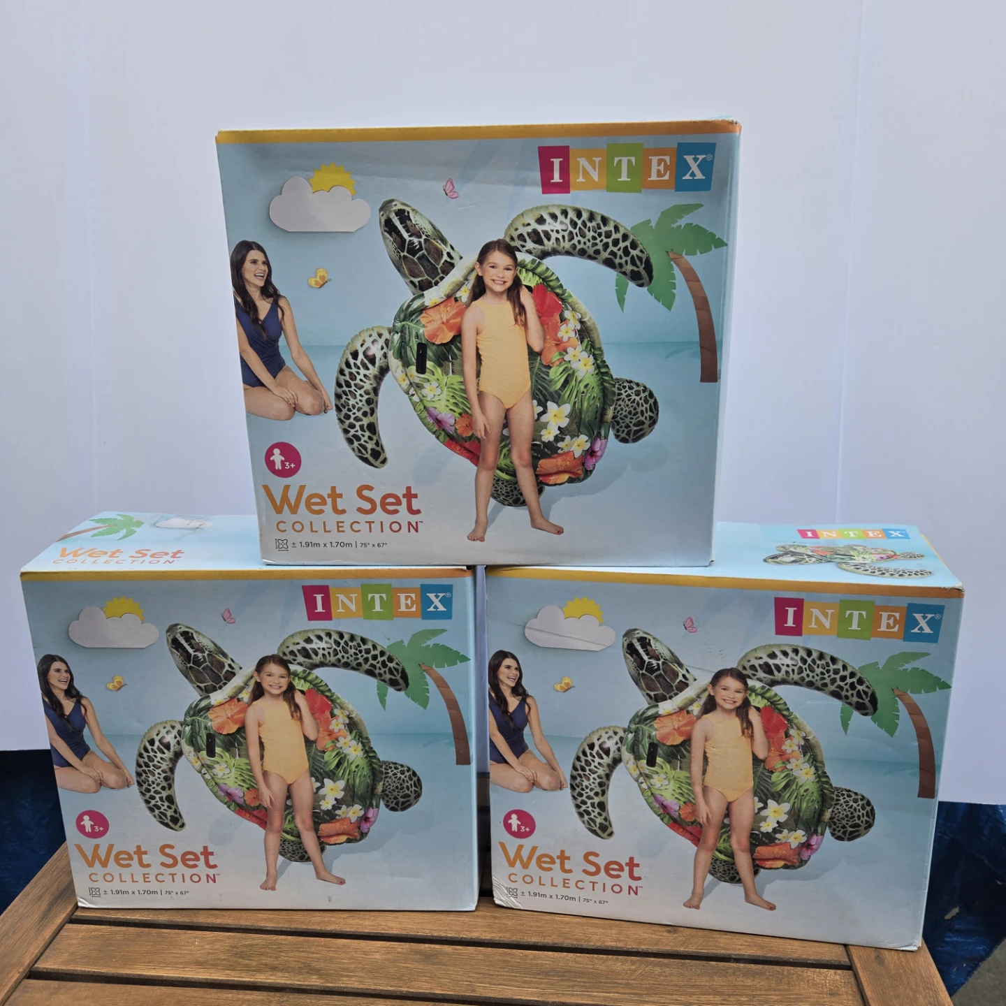 Brand new intex large turtle floaty summer pool