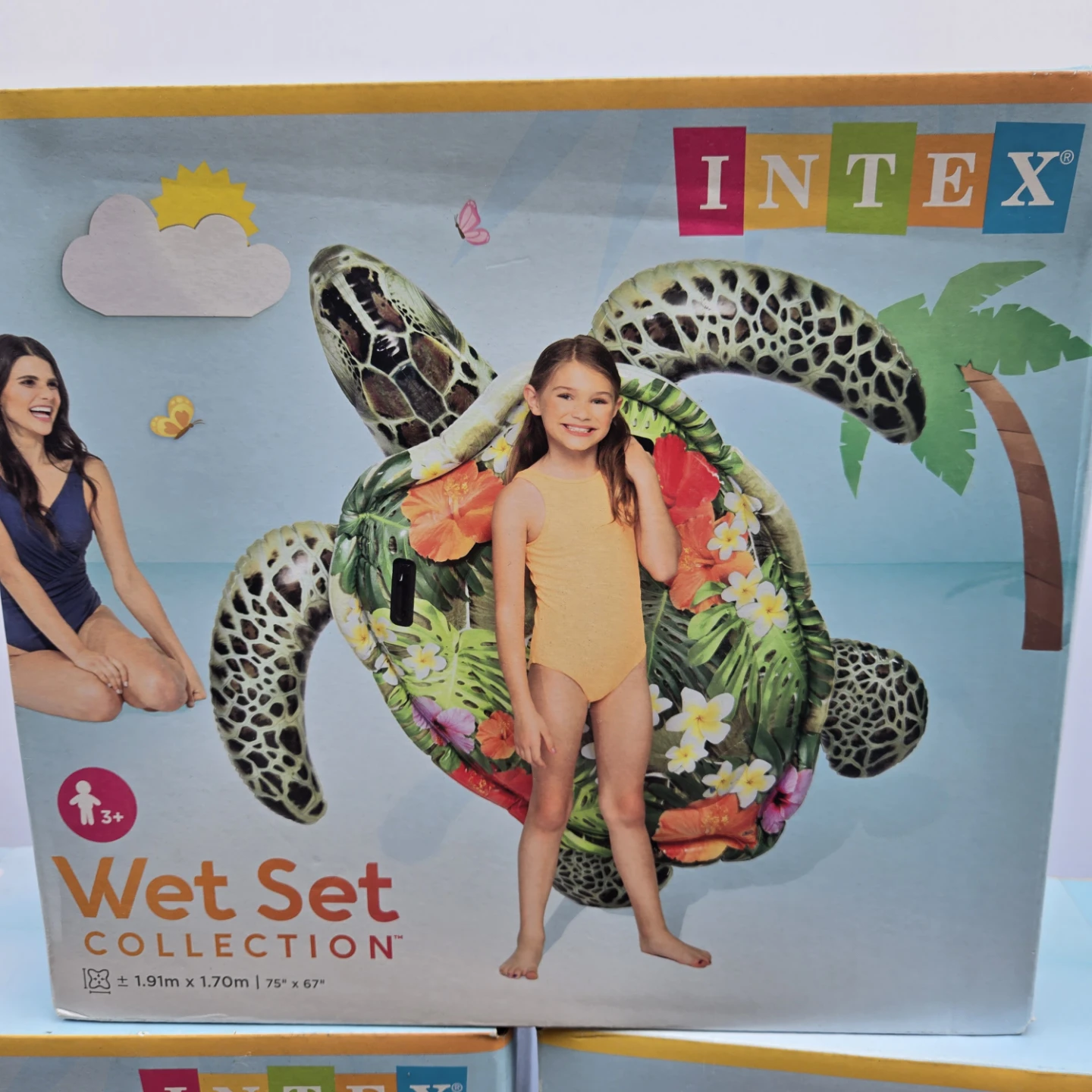 Brand new intex large turtle floaty summer pool - photo 2