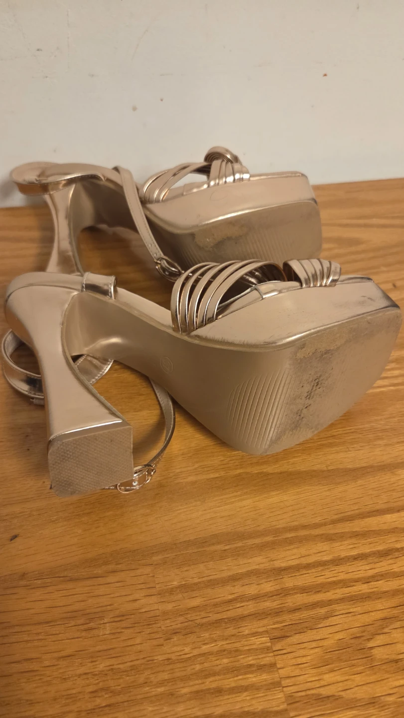 Rose Gold Platform Heels - photo 2