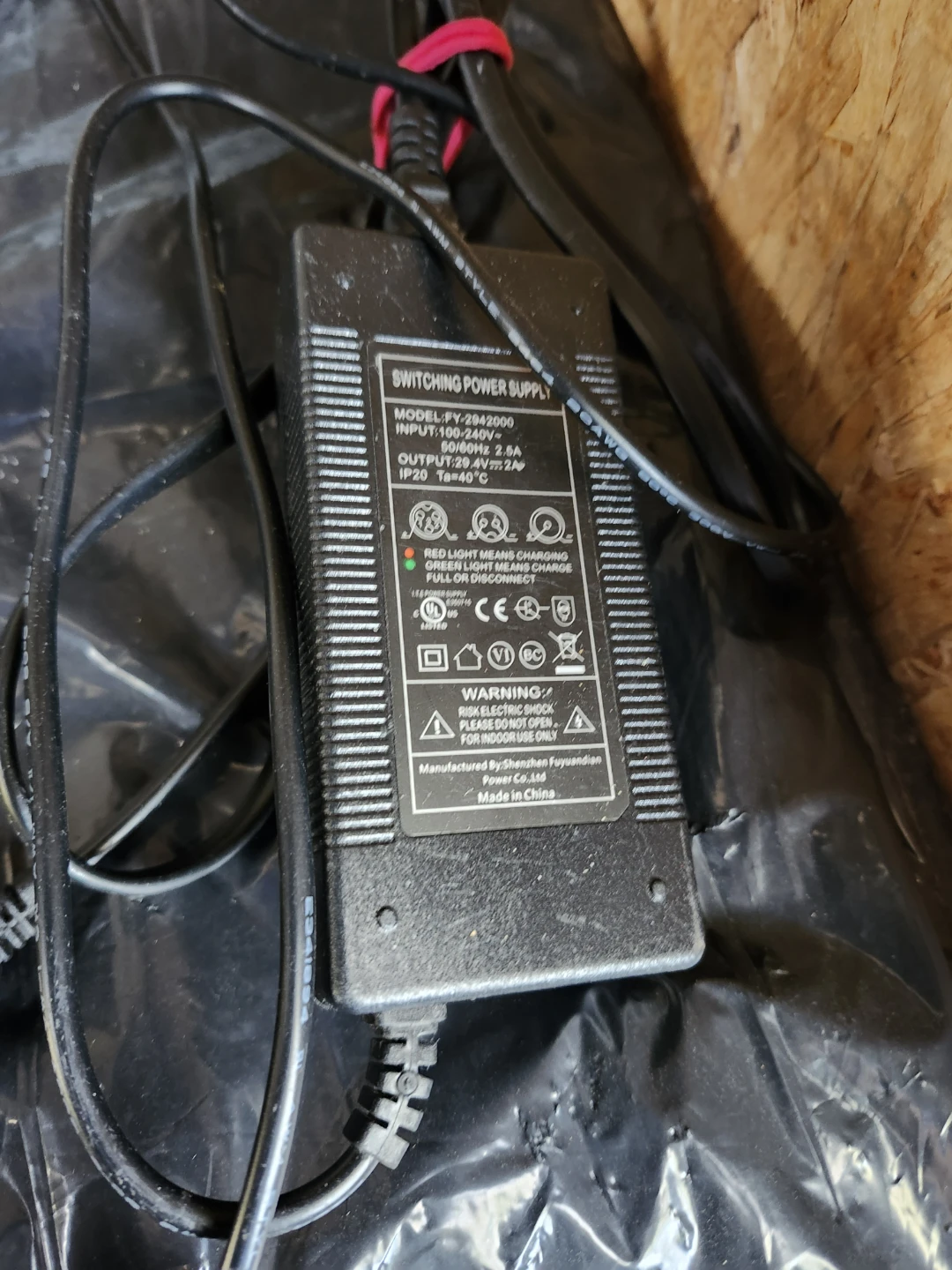 Hoverboard Power Supply FY-2942000 Charger - photo 4