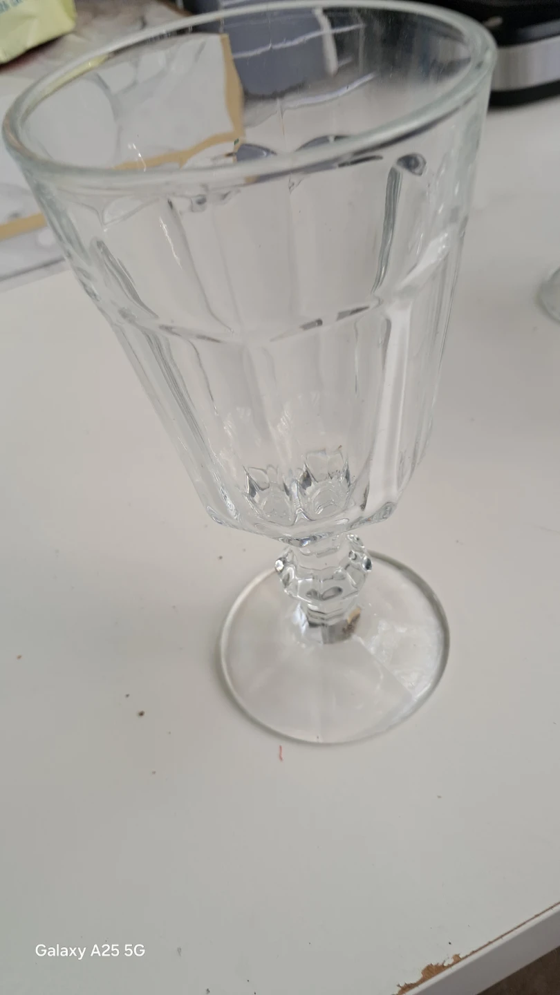Set of 6 Clear Glass Dessert Glasses - photo 5