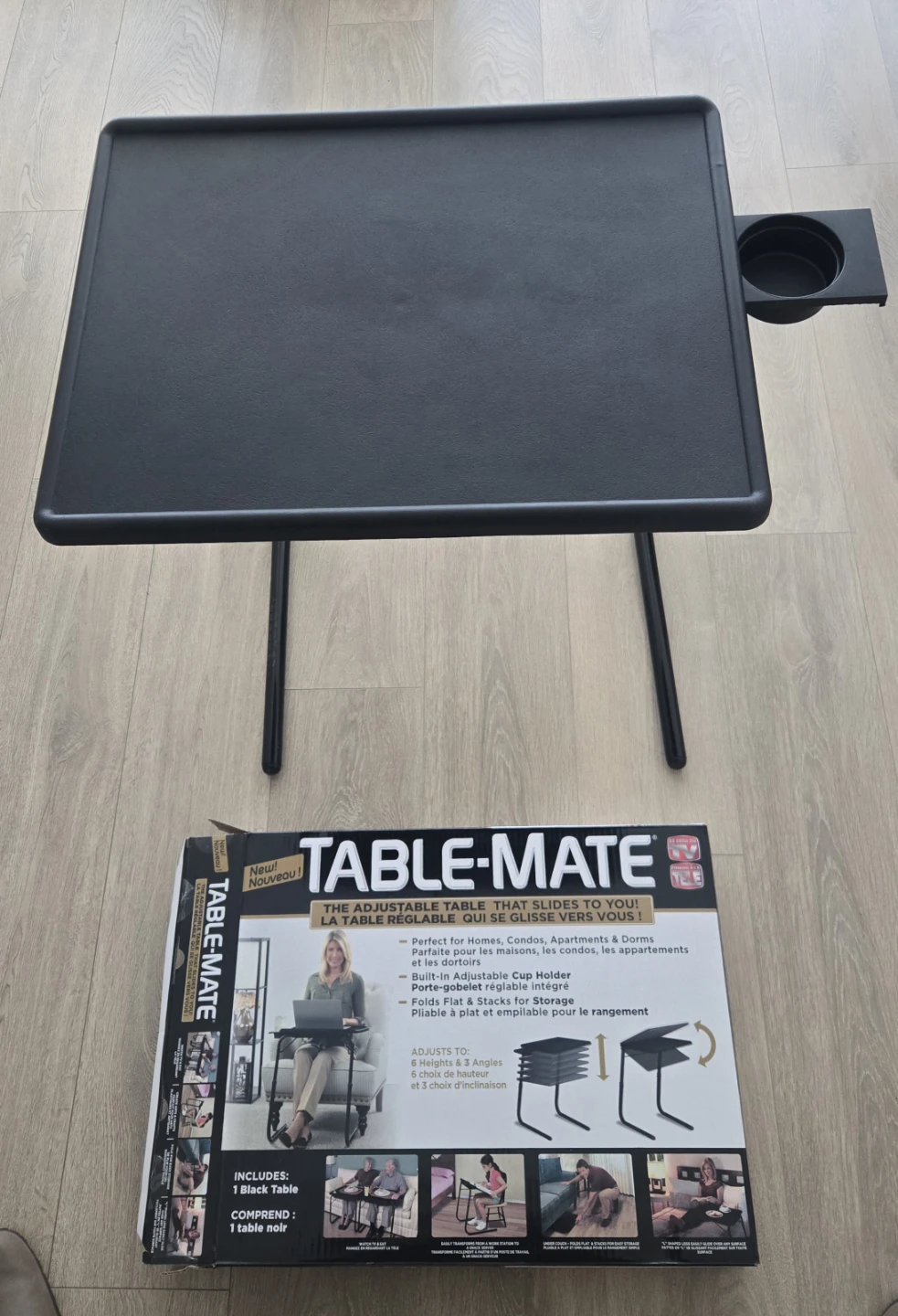 Table-Mate Adjustable with Cup Holder