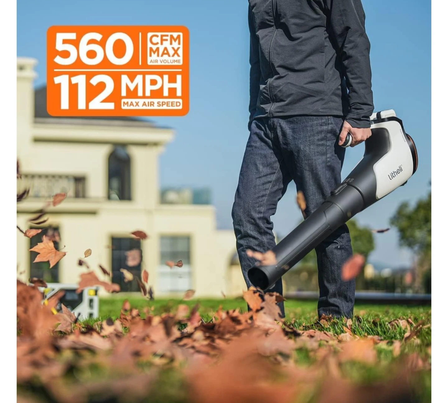 Litheli Leaf Blower with 2x 4.0Ah Batteries - photo 3