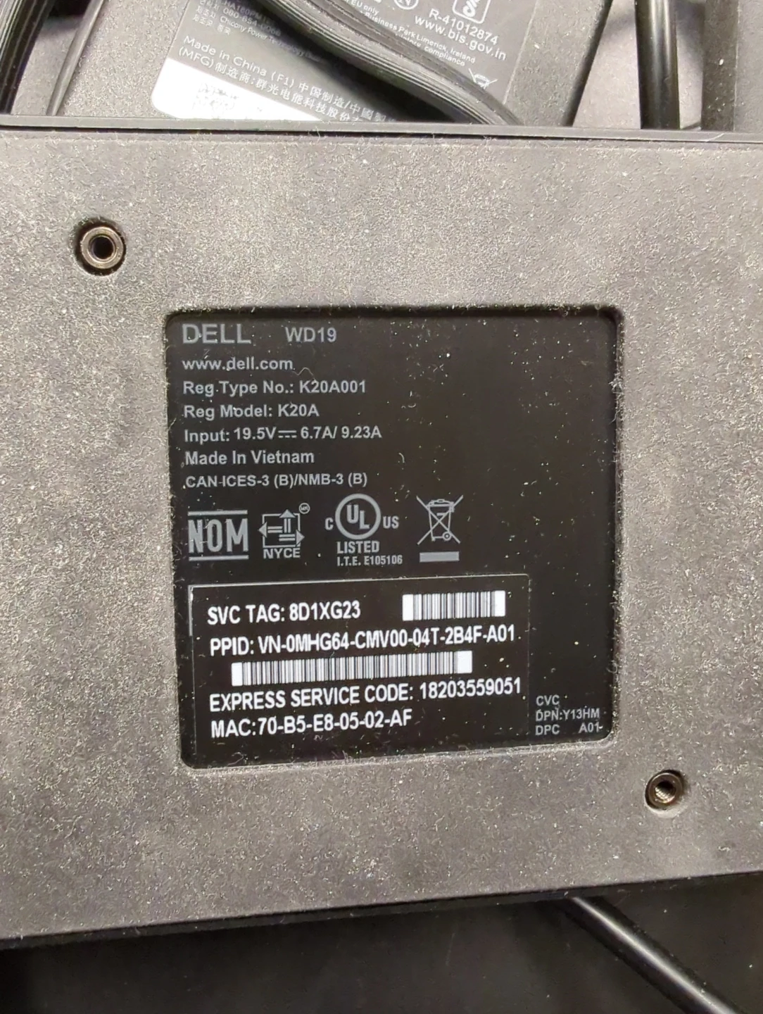 Dell WD19 K20A Docking Station #15 - photo 4