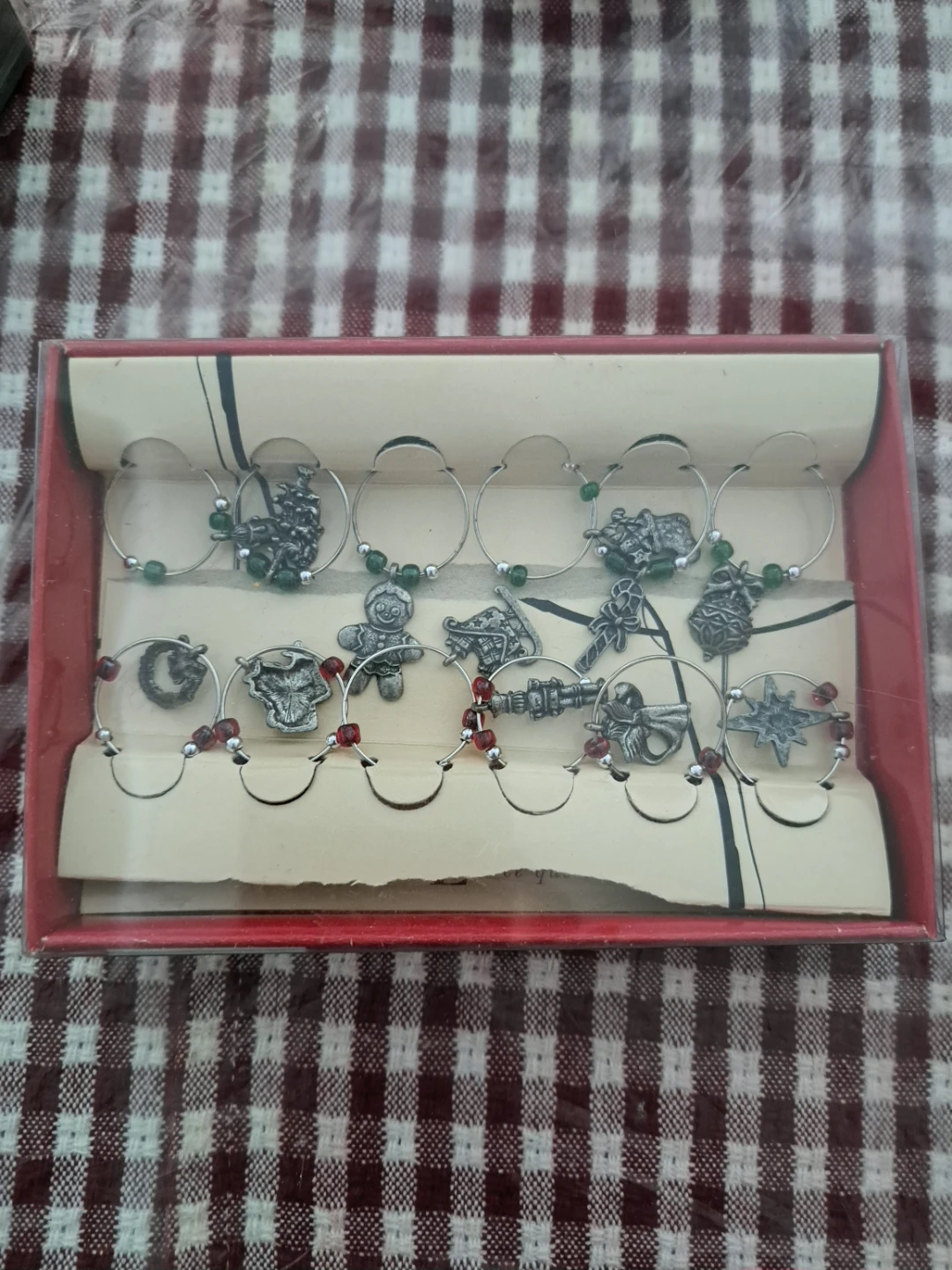 Assorted Glass Charms for Drinks