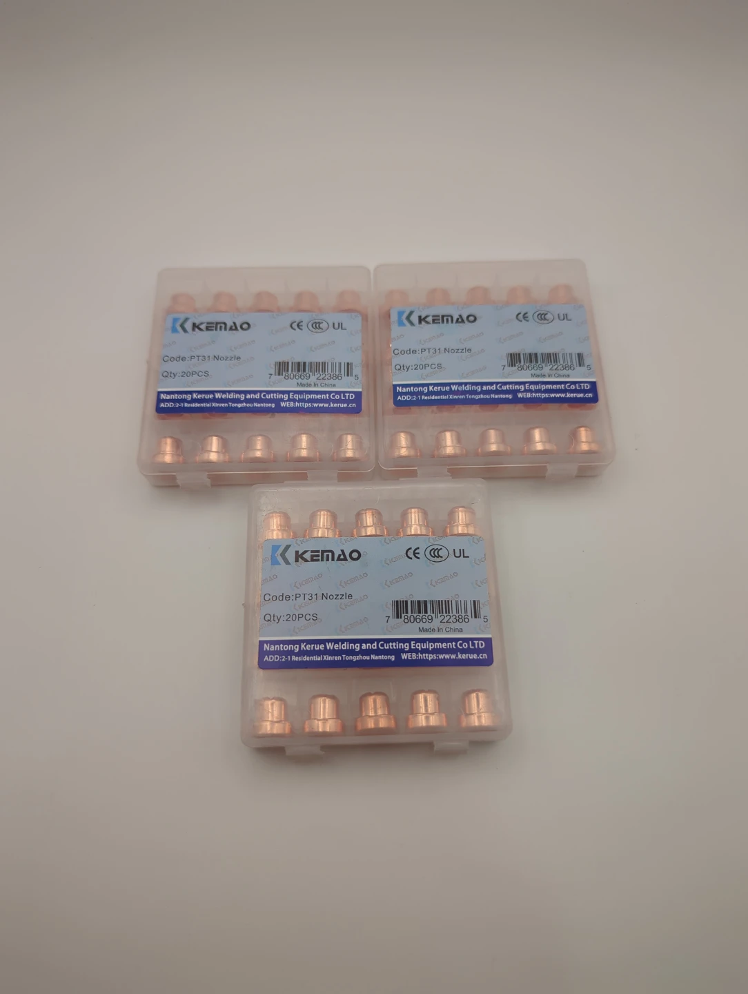 Plasma-Cutter Tip Kerue Electrodes & Kemao Nozzles Kit - photo 5