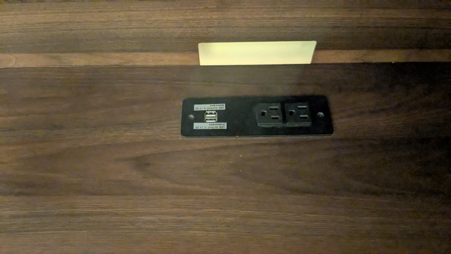 Secretary Desk with USB Ports and Shelves - photo 3