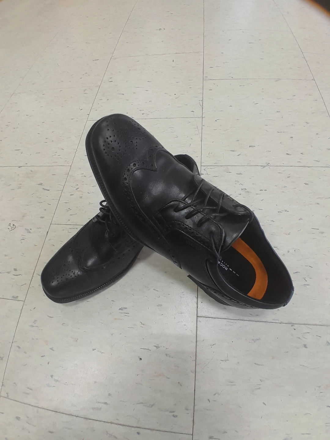 Rockport Black Wingtip Oxford Dress Shoes Men's Size 13 - photo 4