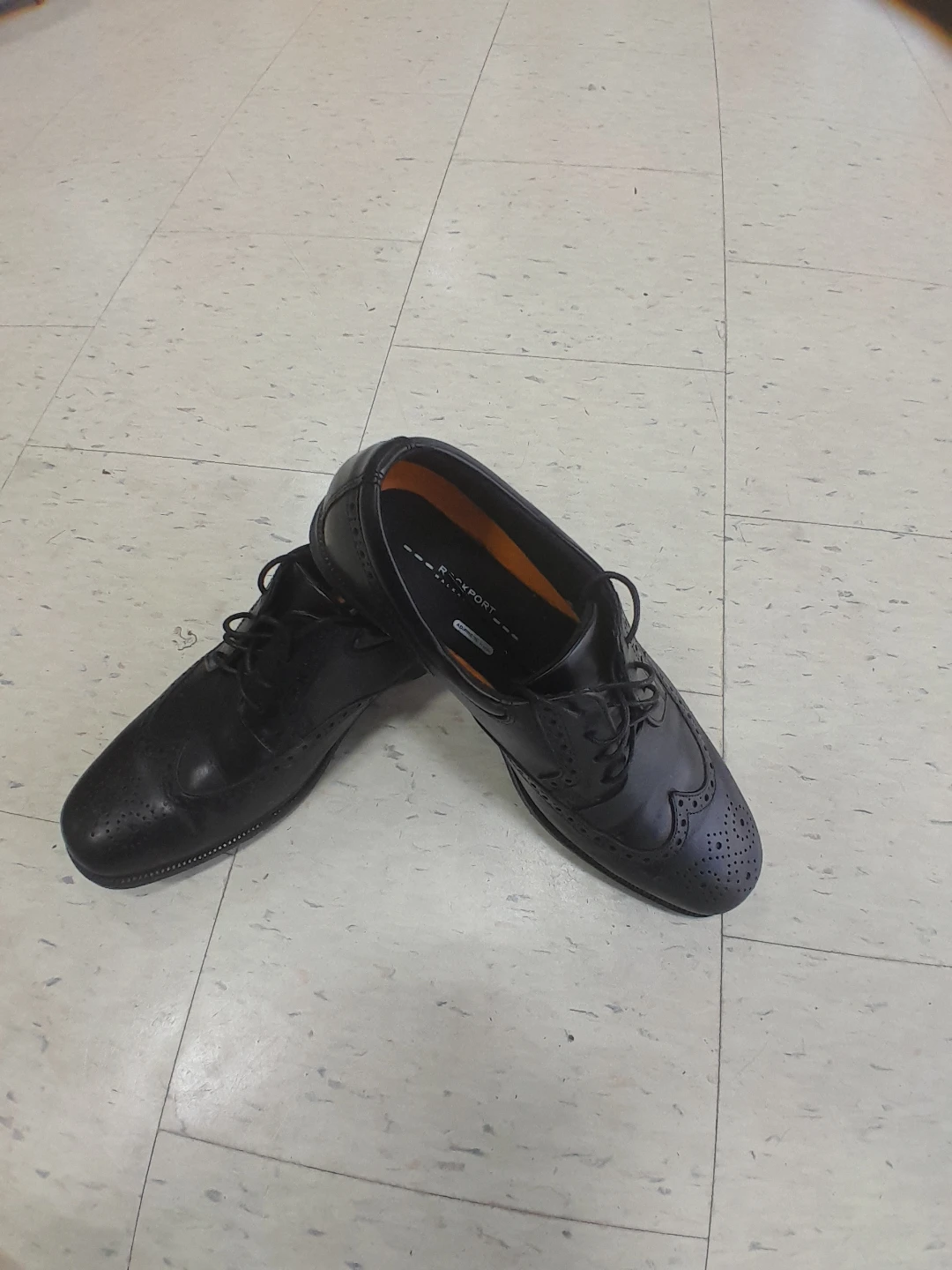 Rockport Black Wingtip Oxford Dress Shoes Men's Size 13 - photo 5