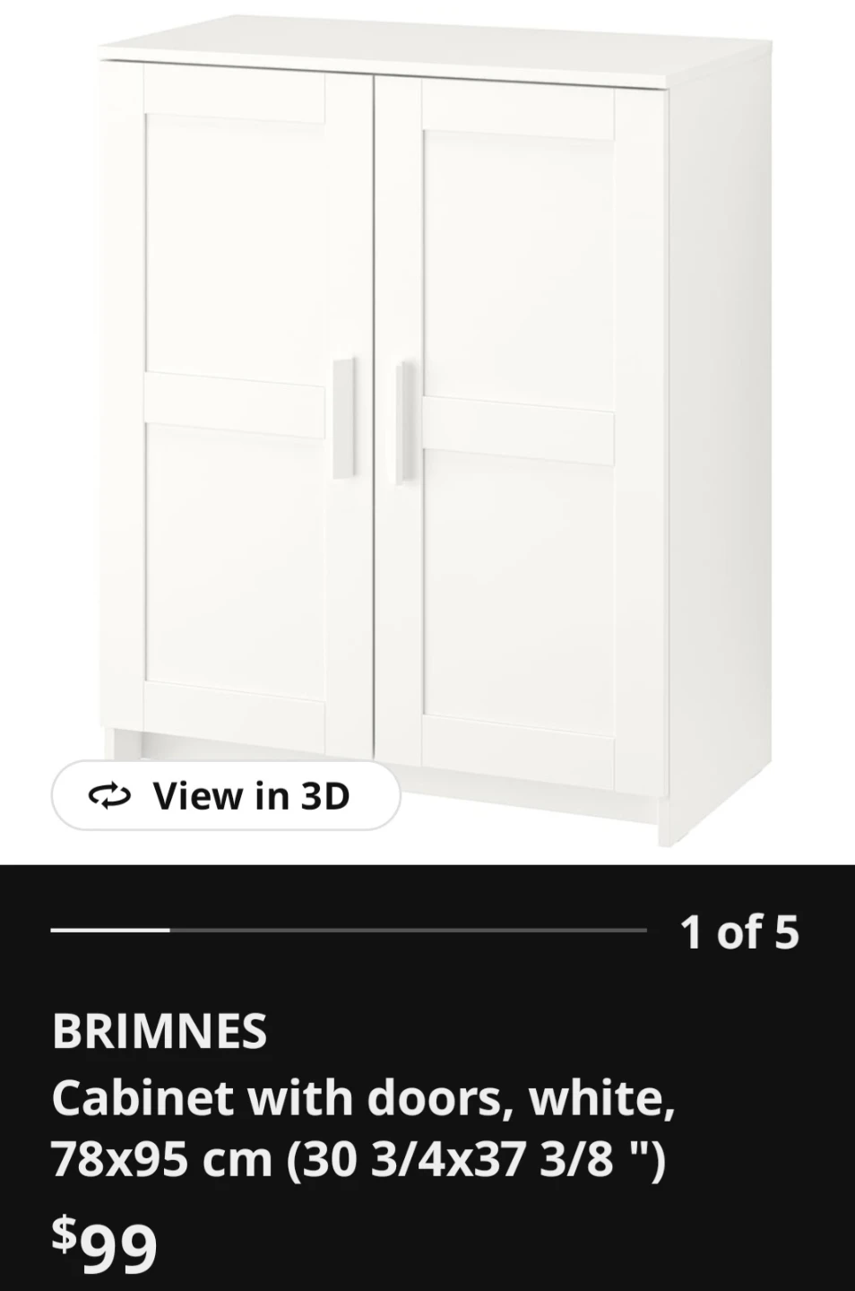 IKEA Brimnes Cabinet (white)