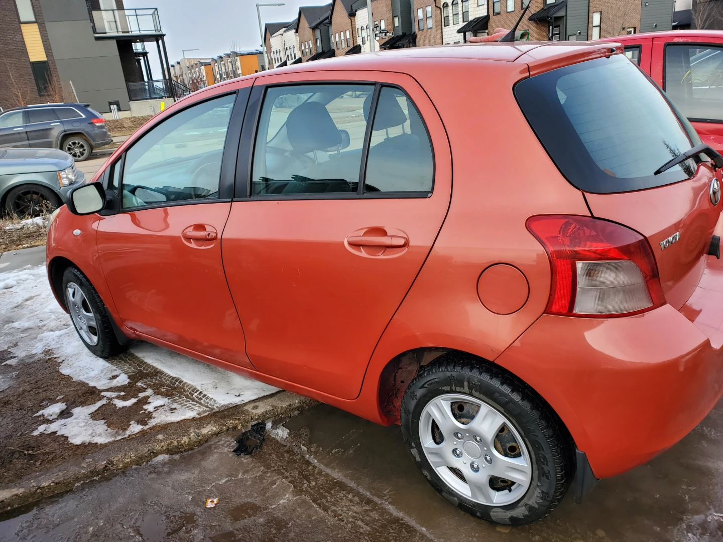 Orange Toyota Yaris Hatchback - photo 5