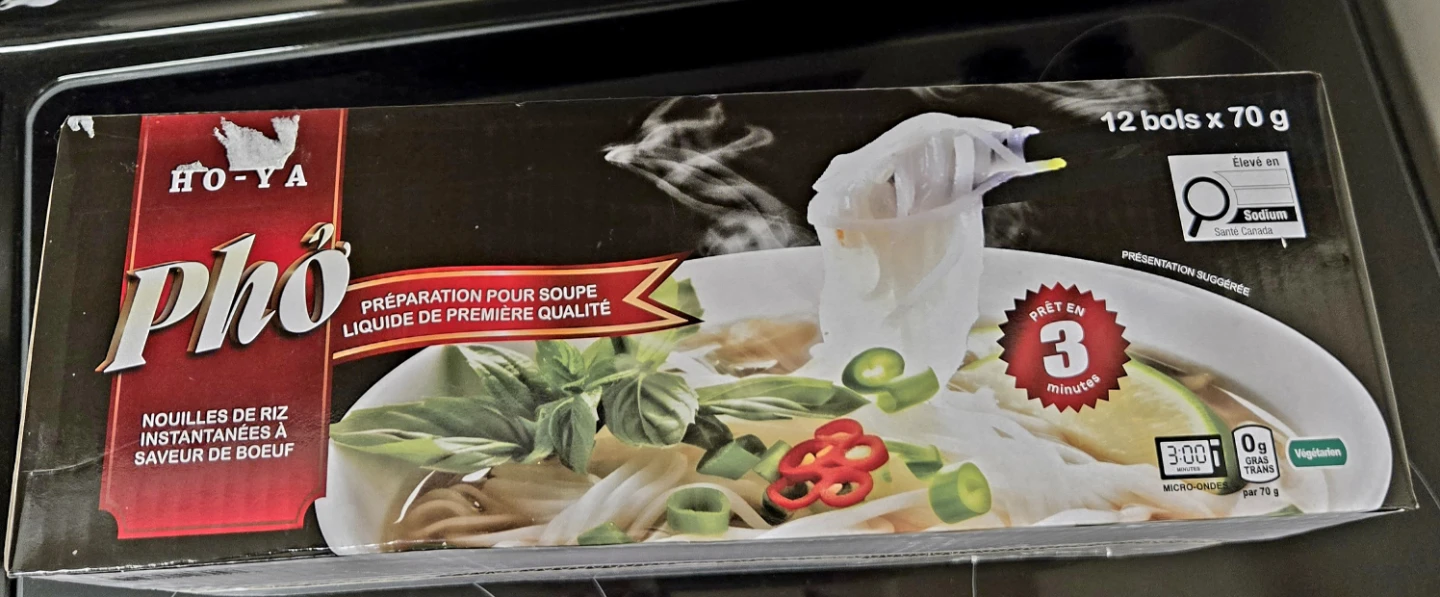 HO-YA Pho Instant Beef Flavour Rice Noodles 12 Pack - photo 3