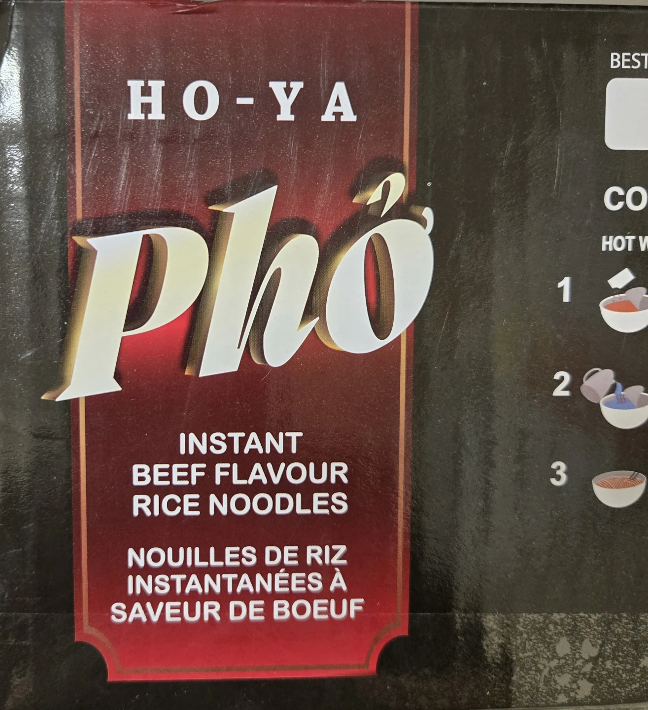 HO-YA Pho Instant Beef Flavour Rice Noodles 12 Pack - photo 4