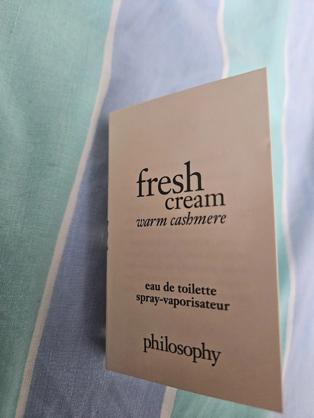 Philosophy Fresh Cream Warm Cashmere Eau de Toilette Sample - photo 2