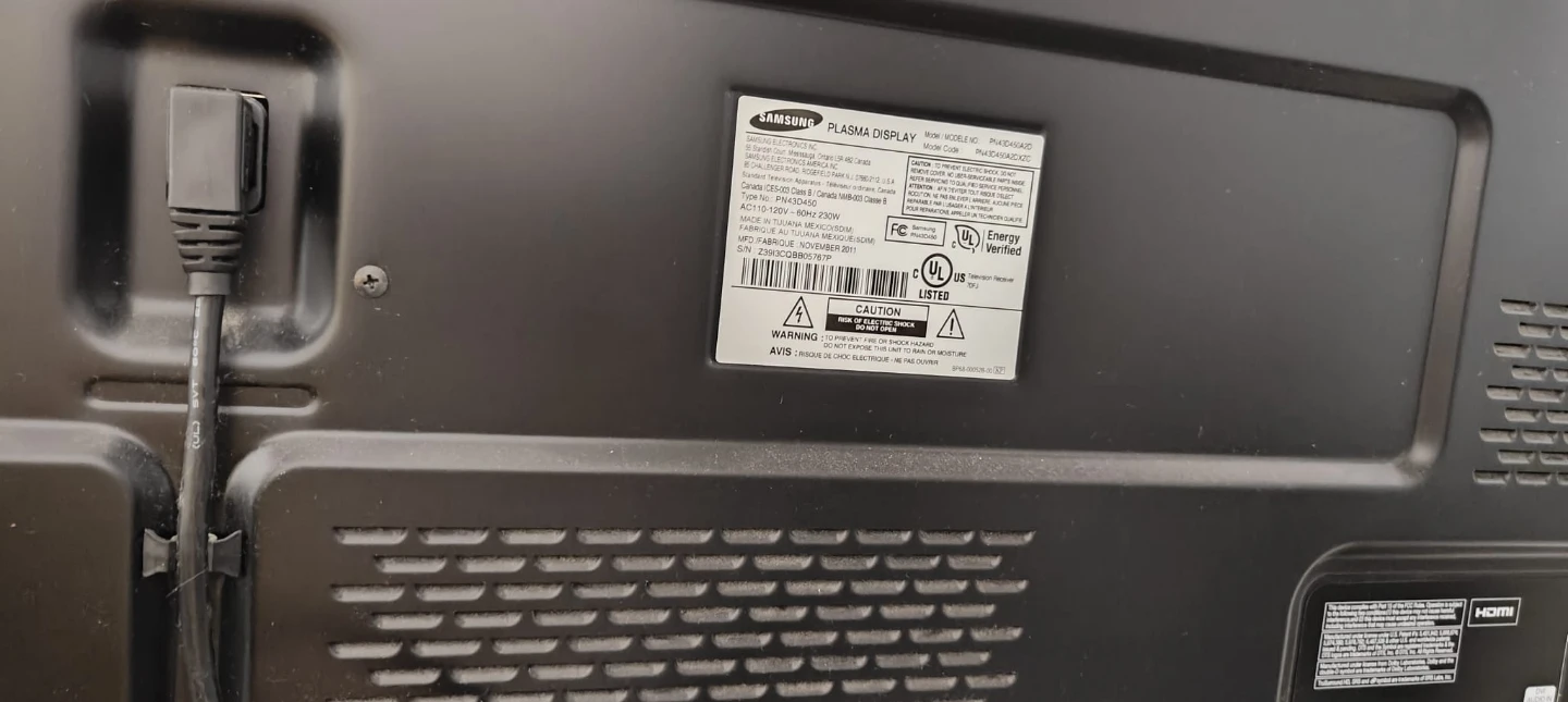Samsung Plasma TV - photo 5