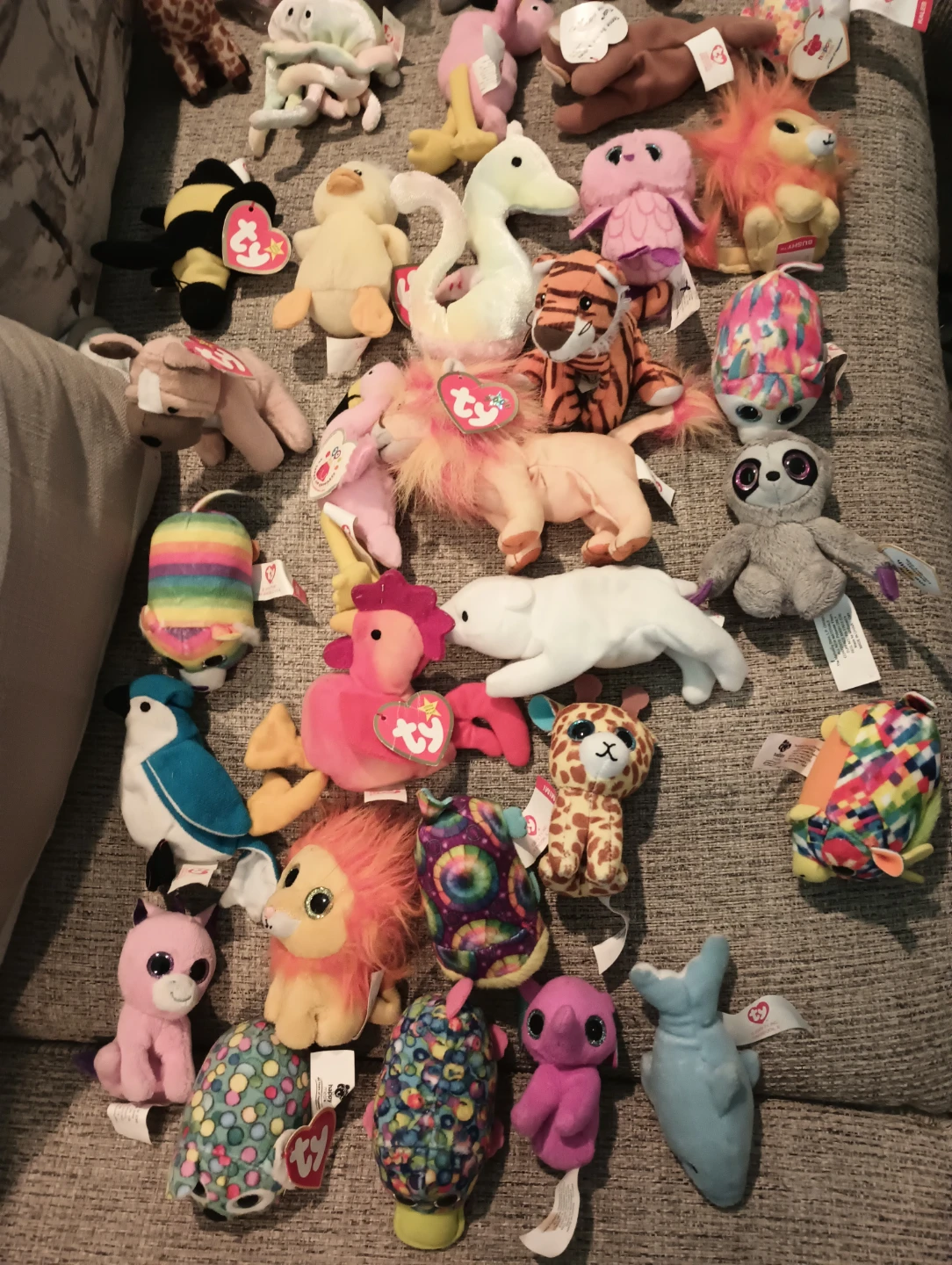 52 Lot of Ty Beanie Babies Plush Toys - photo 2