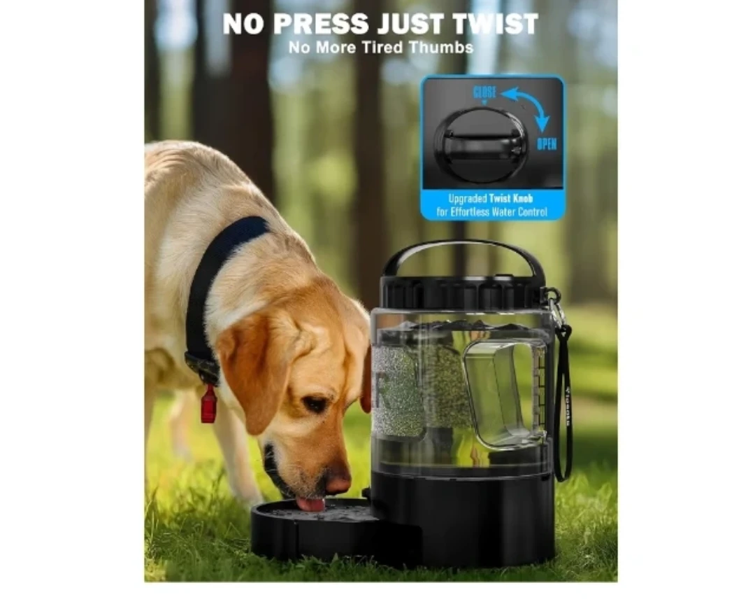 water dispenser black for dogs