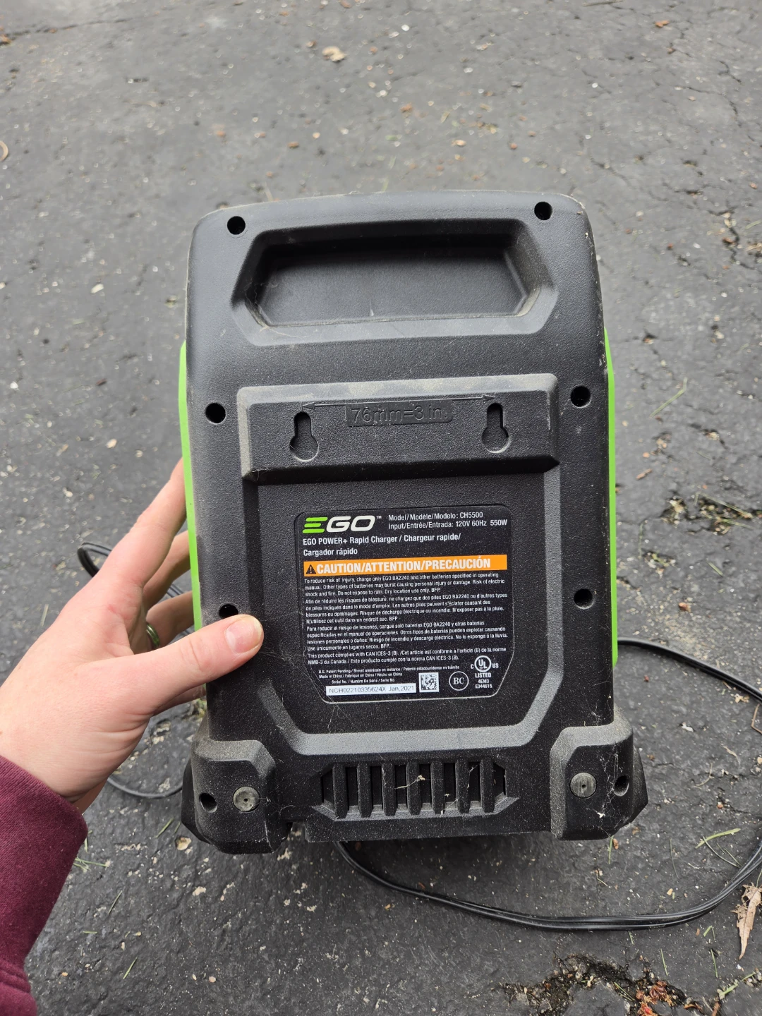 EGO Power+ Rapid Charger CH5500 - photo 3