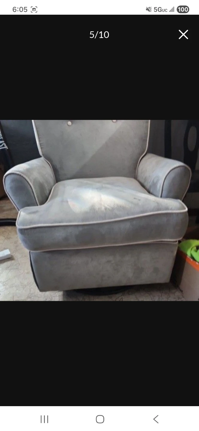 Rocking Chair Needs Clean Or Covers Otherwise Works Fine - photo 5
