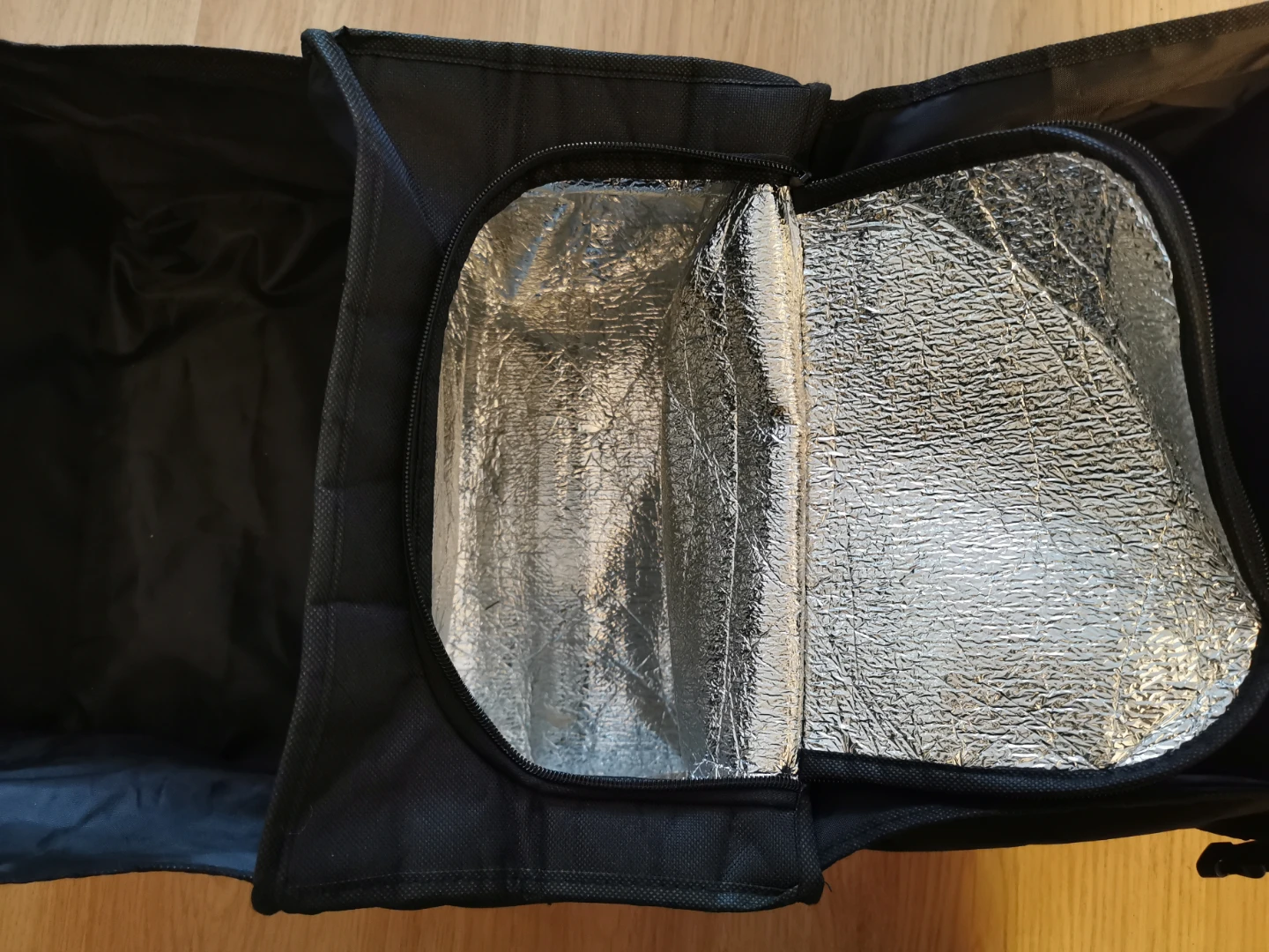 Black Car Trunk Organizer with Insulated Compartment - photo 2