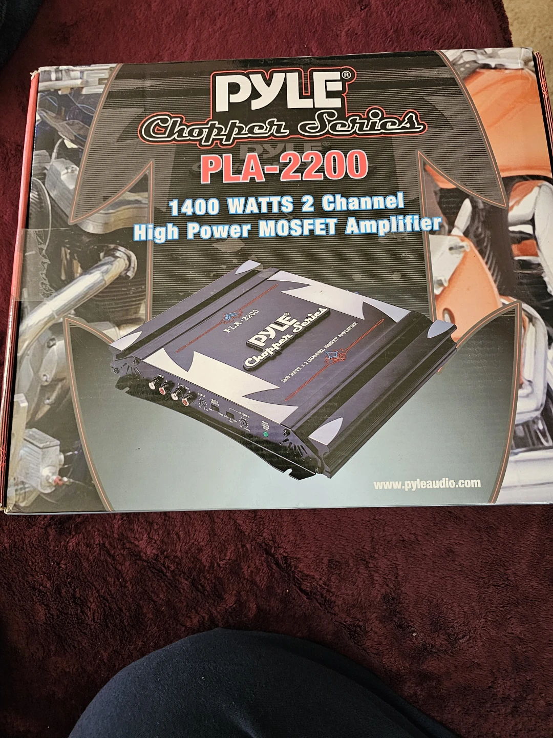 Pyle Chopper Series PLA-2200 1400W 2 Channel MOSFET Amplifier