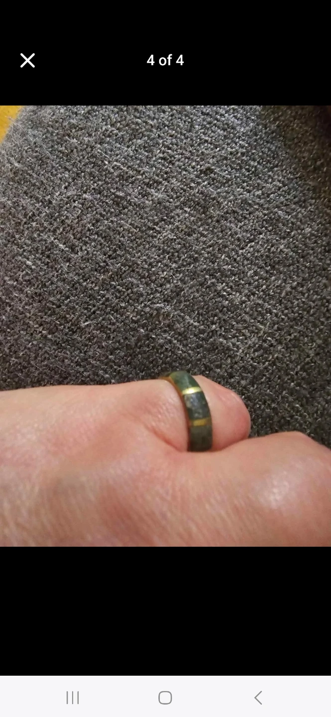 Jade Stone Ring size 5-6 - photo 3