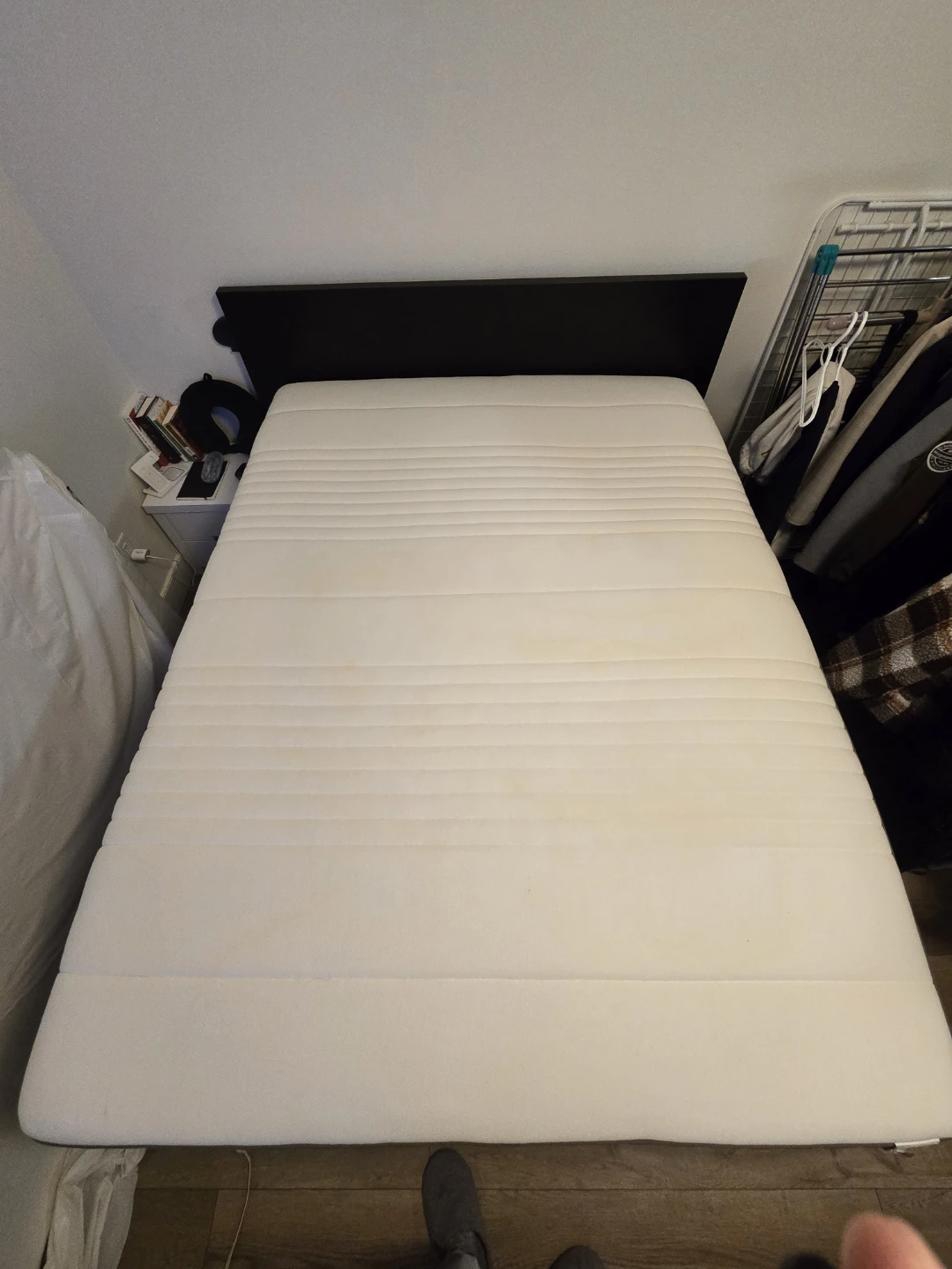 IKEA MALM Bed Frame with 2 Drawers and mattress - King Size - photo 3
