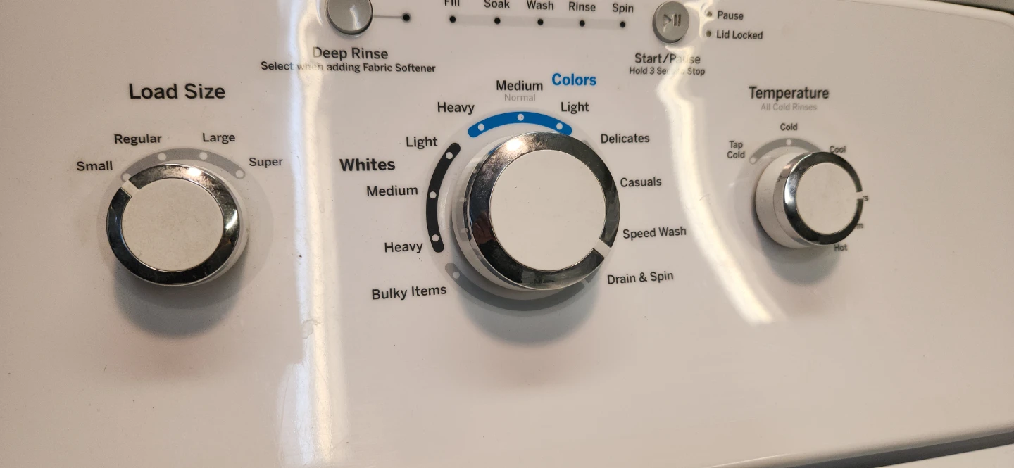 GE Top Load Washing Machine - photo 2