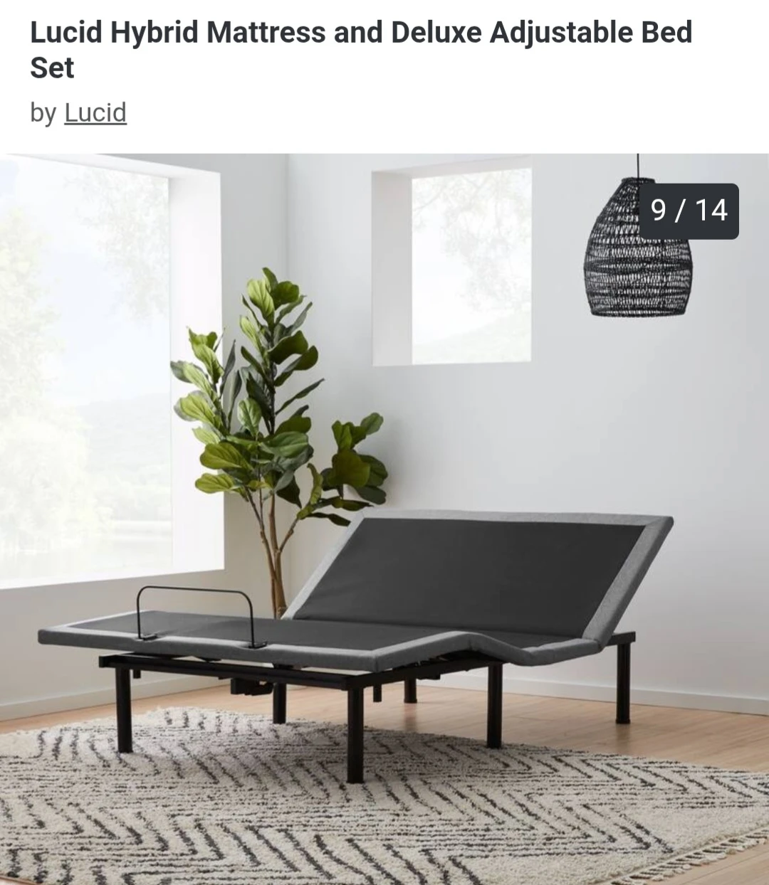 Deluxe Adjustable Bed Set