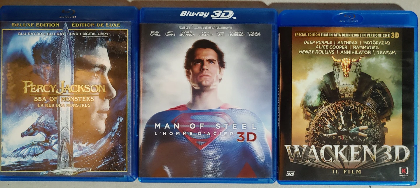 3D & 4K Blu Rays for Trade or Sale