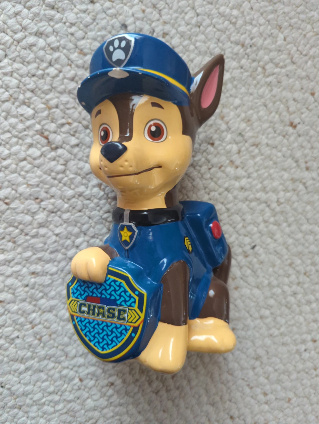 Paw Patrol Chase Ceramic Piggy Bank