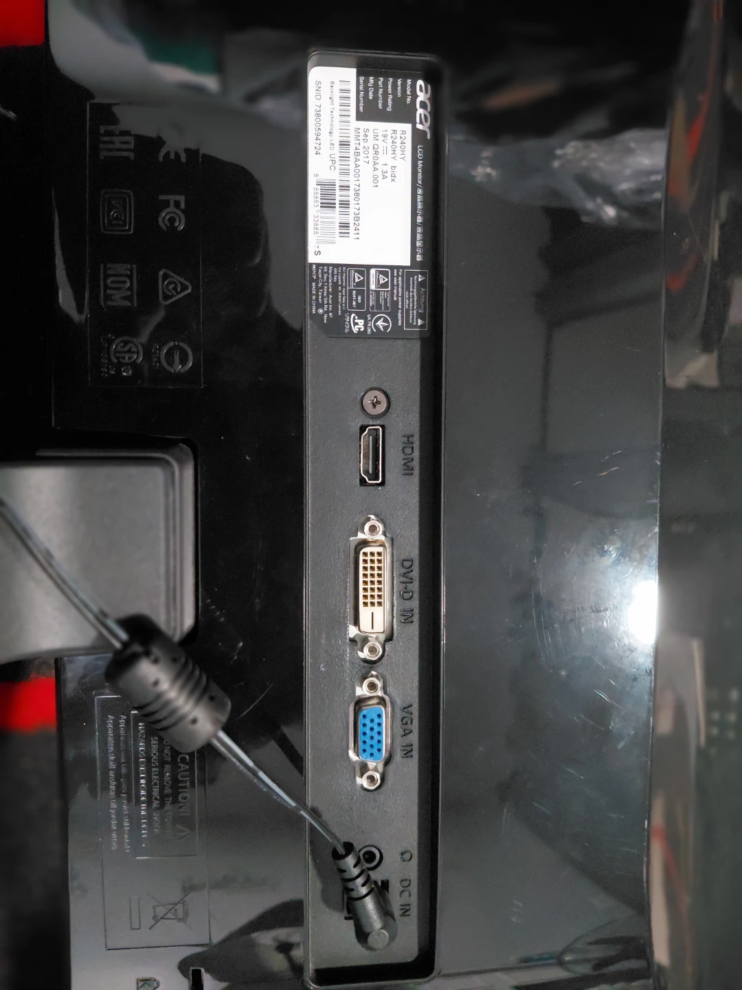 Acer R240HY 23.8 inch Full HD IPS Zero Frame Monitor - photo 5