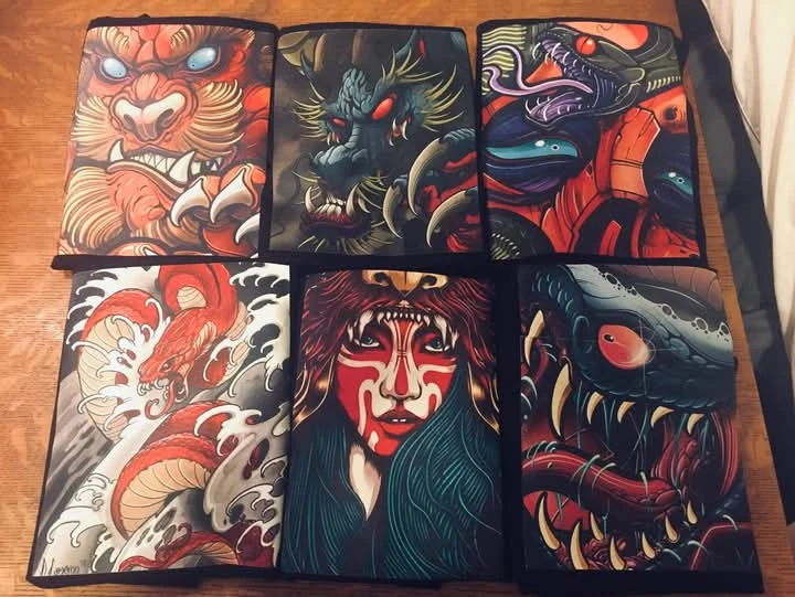Assorted graphic tee shirts