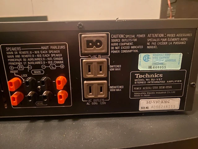 Technics SU-V97 Stereo Integrated Amplifier - photo 3