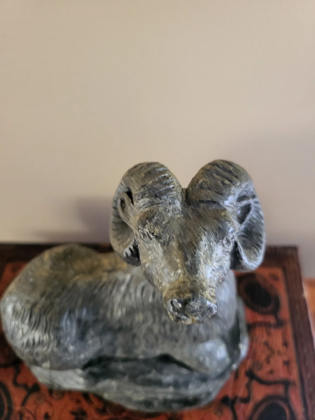 Stone Ram Figurine - photo 2