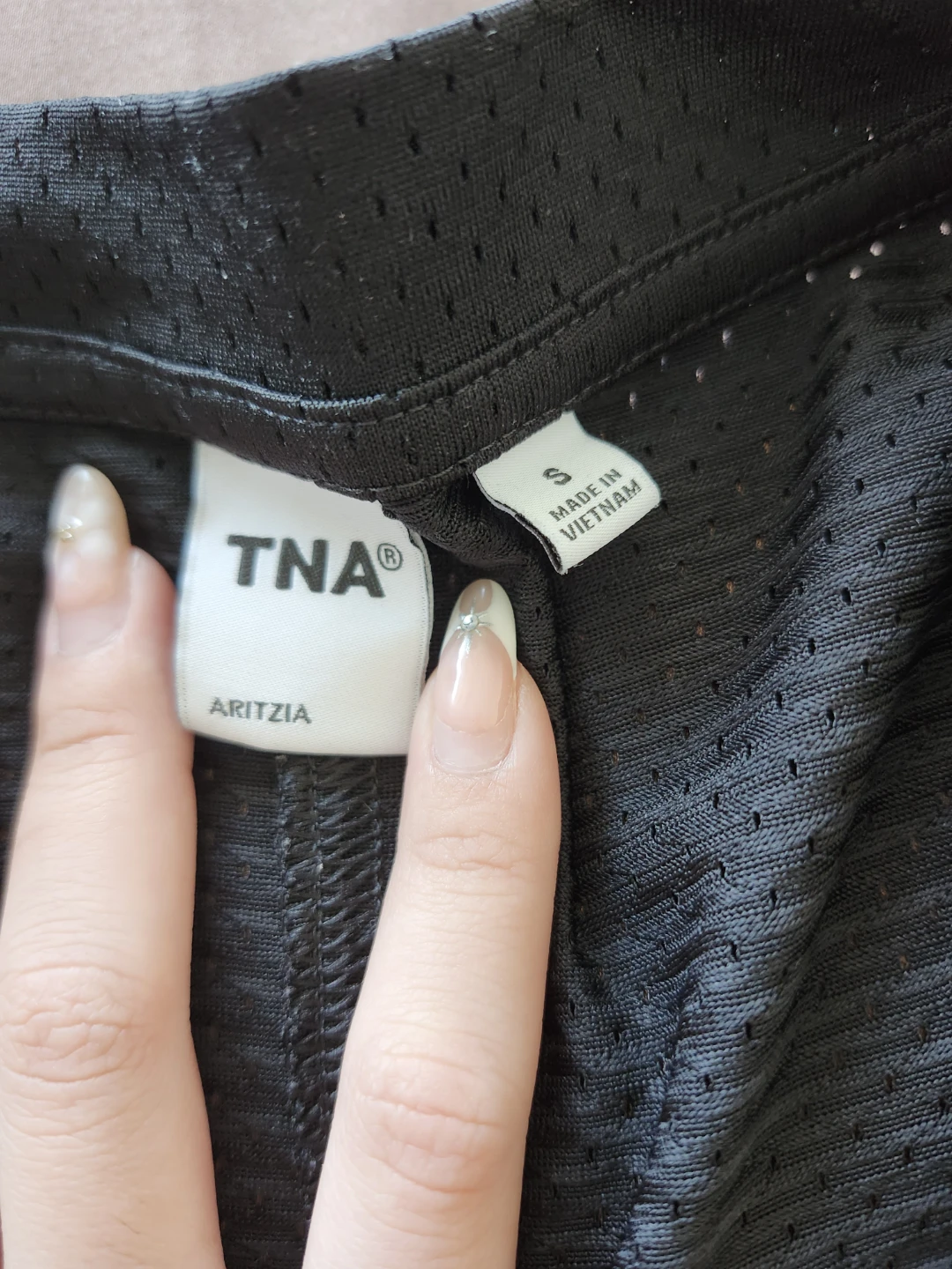 TNA ARITZIA Black Jersey Size S - photo 2